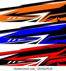 simple car racing car vector design