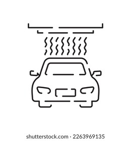 Simple Car Service Related Vector Line Icon. Contains such Icons as Oil, Filter, Steering Wheel, Check List and more. Repair editable Stroke Pixel Perfect