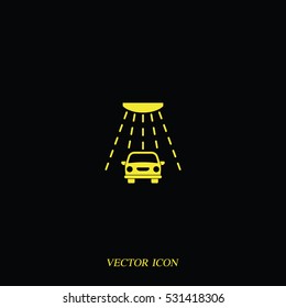 Simple car wash icon.