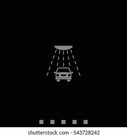 Simple car wash icon.