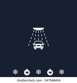 Simple car wash icon.