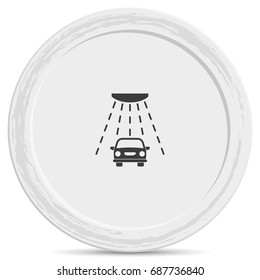 Simple car wash icon.