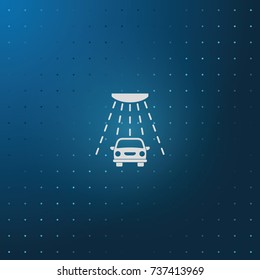 Simple car wash icon.