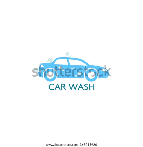 Simple car wash logo
design layout. Corporate vector symbol concept. Unique auto
cosmetic icon template.