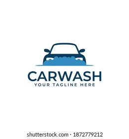 Simple Car Wash Logo Vector Illustration