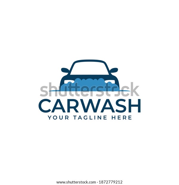 Simple Car Wash Logo\
Vector Illustration