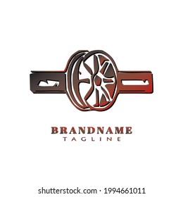 einfaches Logo für Autos, Design-Symbol moderne Vektorgrafik