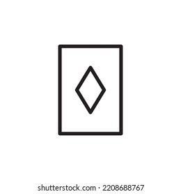 Simple Card Icon Design, Vector Illustration