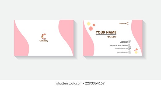 simple card name for business. card name template for graphic design