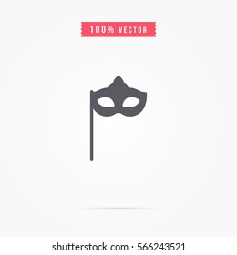 simple carnaval mask icon