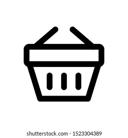 Simple cart icon vector illustration