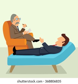 Image result for therapist and patient on couch clipart
