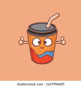 caricatura simple linda bebida leche té ilustración diseño