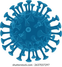 Simple Cartoon Paramecium Cells on White Background