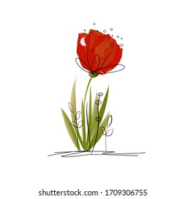 Coquelicot Dessin High Res Stock Images Shutterstock