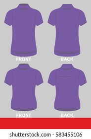 Simple Casual clothes, Colored Purple