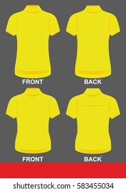 Simple Casual clothes, Colored Yellow