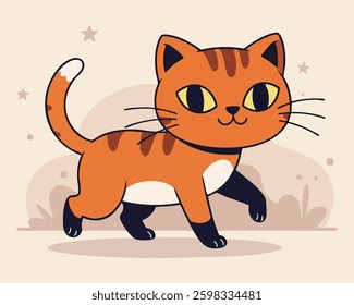 simple cat illustration and more cute