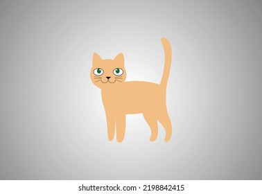 Simple CAT logo design Vector design concept