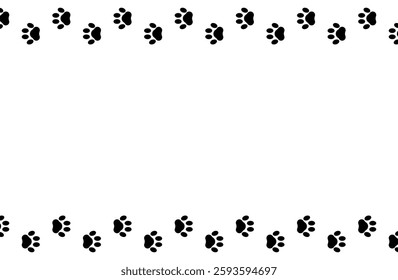 Simple cat paw frame material