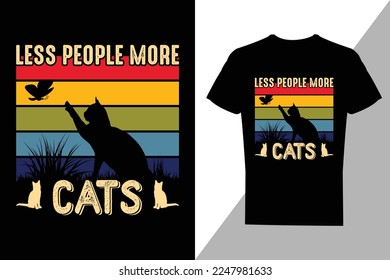 Simple Cats T Shirt Design
