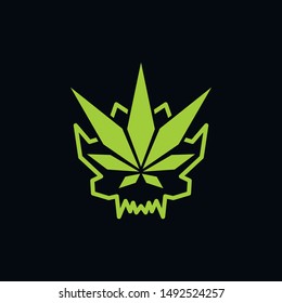 Simple CBD Logo Combined With Shield Shape for Cannabis Product, Medical and CBD Industry.