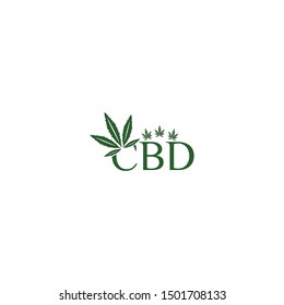 Cannabis Medical Vintage Logo Design Cbd Stock Vector (Royalty Free ...