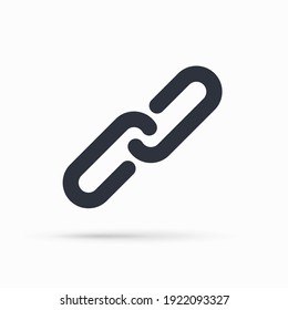 Simple chain icon vector illustration