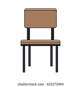 simple chair icon image 