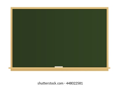 Simple chalkboard on white