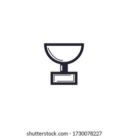 Simple Champion Cup Design. Can be used for icons or logos.