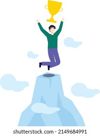 simple character climb the trophy
