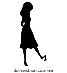 A simple character silhouette design that will come in handy for your design project needs