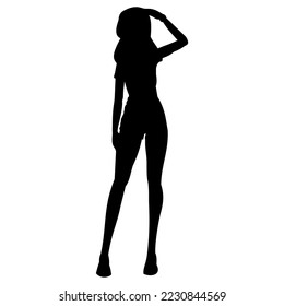 A simple character silhouette design that will come in handy for your design project needs