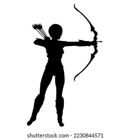 A simple character silhouette design that will come in handy for your design project needs