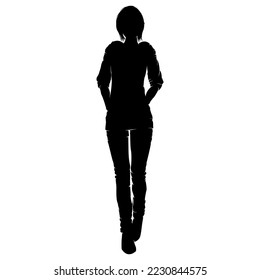 A simple character silhouette design that will come in handy for your design project needs