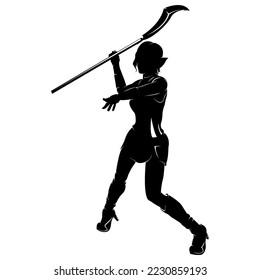A simple character silhouette design that will come in handy for your design project needs