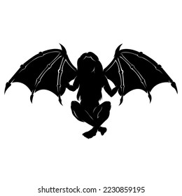 A simple character silhouette design that will come in handy for your design project needs