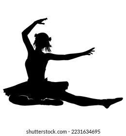 Simple character silhouette design for your projects need