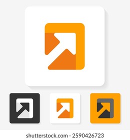 simple character symbol logo design