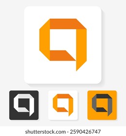 simple character symbol logo design