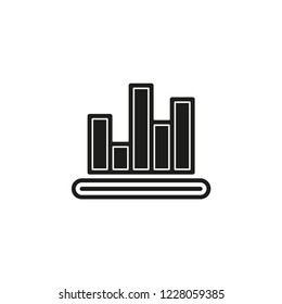 Simple Chart Vector Icon