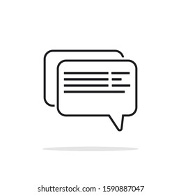 simple chat design icons  for your web site design, logo, app, UI, vector illustration