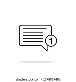 simple chat design icons  for your web site design, logo, app, UI, vector illustration