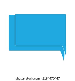 Simple chat icon social media illustration