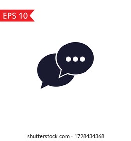 Simple Chat isolated icon Vector