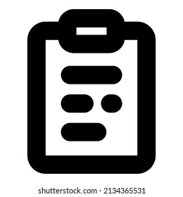 diseño de icono de lista de verificación simple, trazo editable. mejor utilizado para web, banner, flayer o aplicación. ilustración vectorial formato de archivo EPS 10
