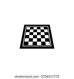 A simple checkerboard with a black border