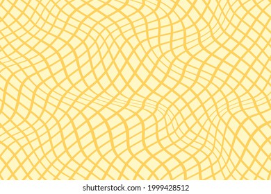 Simple checkered grid background. Vector illustration of pattern with optical illusion, op art.