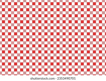Simple checkered patterns, plaid patterns, vector materials